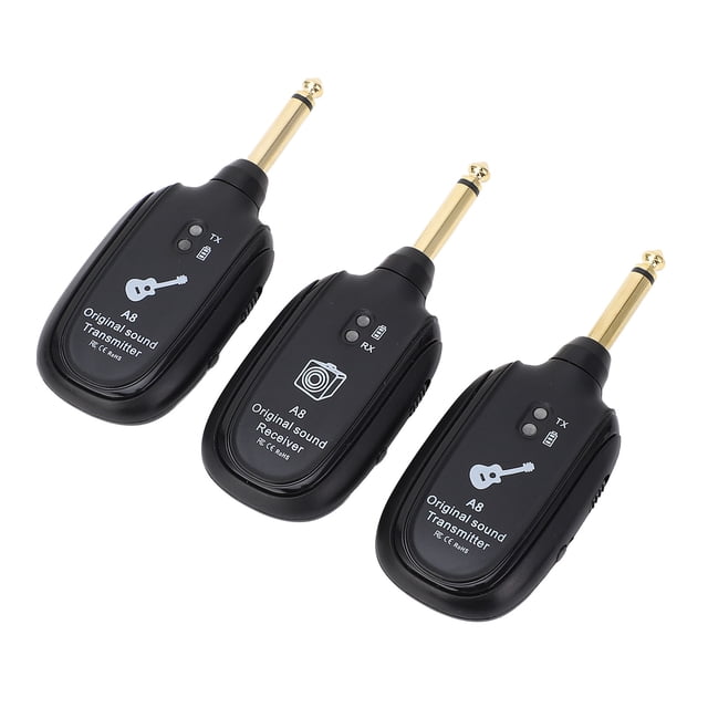Receptor del Transmisor de Guitarra, de Guitarra Inalámbrico de Guitarra Amplia Tecnología de Alta Frecuencia para la Práctica
