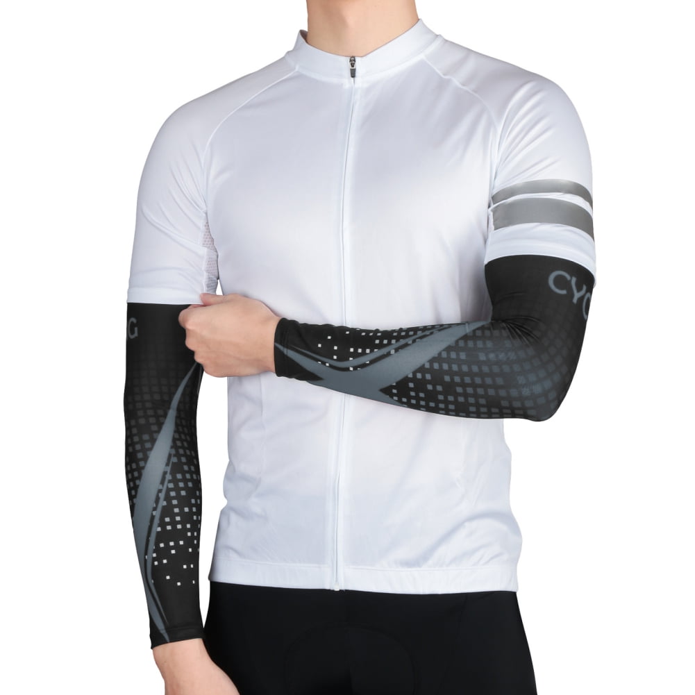 1 Pair Cooling Arm Sleeves for Men & Women, UV Protective UPF 50 Tattoo Cover Up Adult Children Polyester Sunshade Hand Elbow Protection Cover Summer Cycling Sportswear Accessories Outdoor