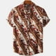 thumbnail image 3 of Camisa de arte abstracto vintage para hombre, blusa con solapa de manga corta con estampado 3D, ropa de calle de verano a la moda para playa, ropa para mujer y niño, 3 of 5