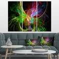 thumbnail image 3 of Designart 'Multi Color Fractal Abstract Design ' Abstract Canvas Art Print, 3 of 3