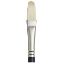 Winsor & Newton Artist Oil Brush, Long Handle, Filbert, 8
