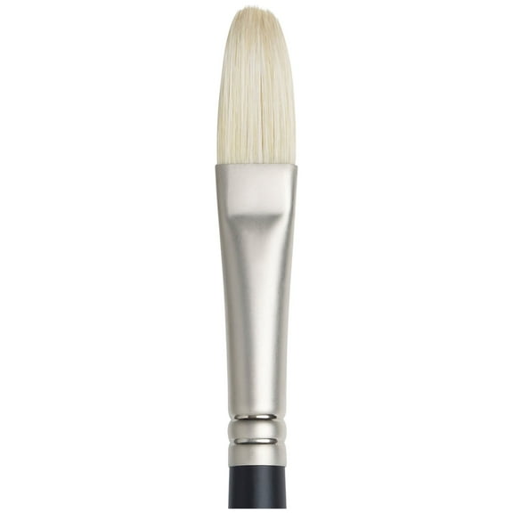 Winsor & Newton Artist Oil Brush, Long Handle, Filbert, 8