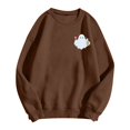 thumbnail image 3 of VBARHMQRT Short Sleeve Sweatshirt Women's Autumn and Winter Printed Sweatshirts, 3 of 3