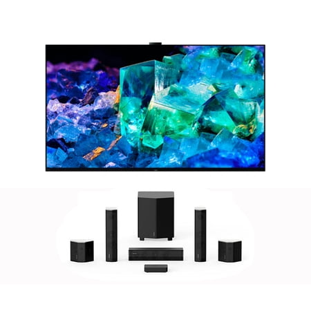 Sony XR65A95K 65" 4K BRAVIA XR HDR IMAX Enhanced Smart OLED TV with Enclave EA-200-HTIB-US CineHome II CineHub Edition 5.1Ch Speakers (2022)
