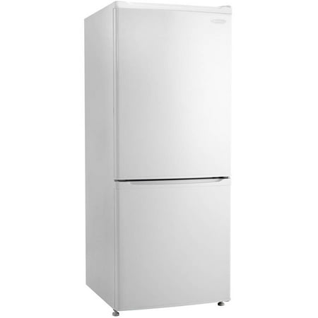 Danby 9.2 Cu Ft Bottom Mount Refrigerator, White (Best Rated Counter Depth Refrigerator With Bottom Freezer)