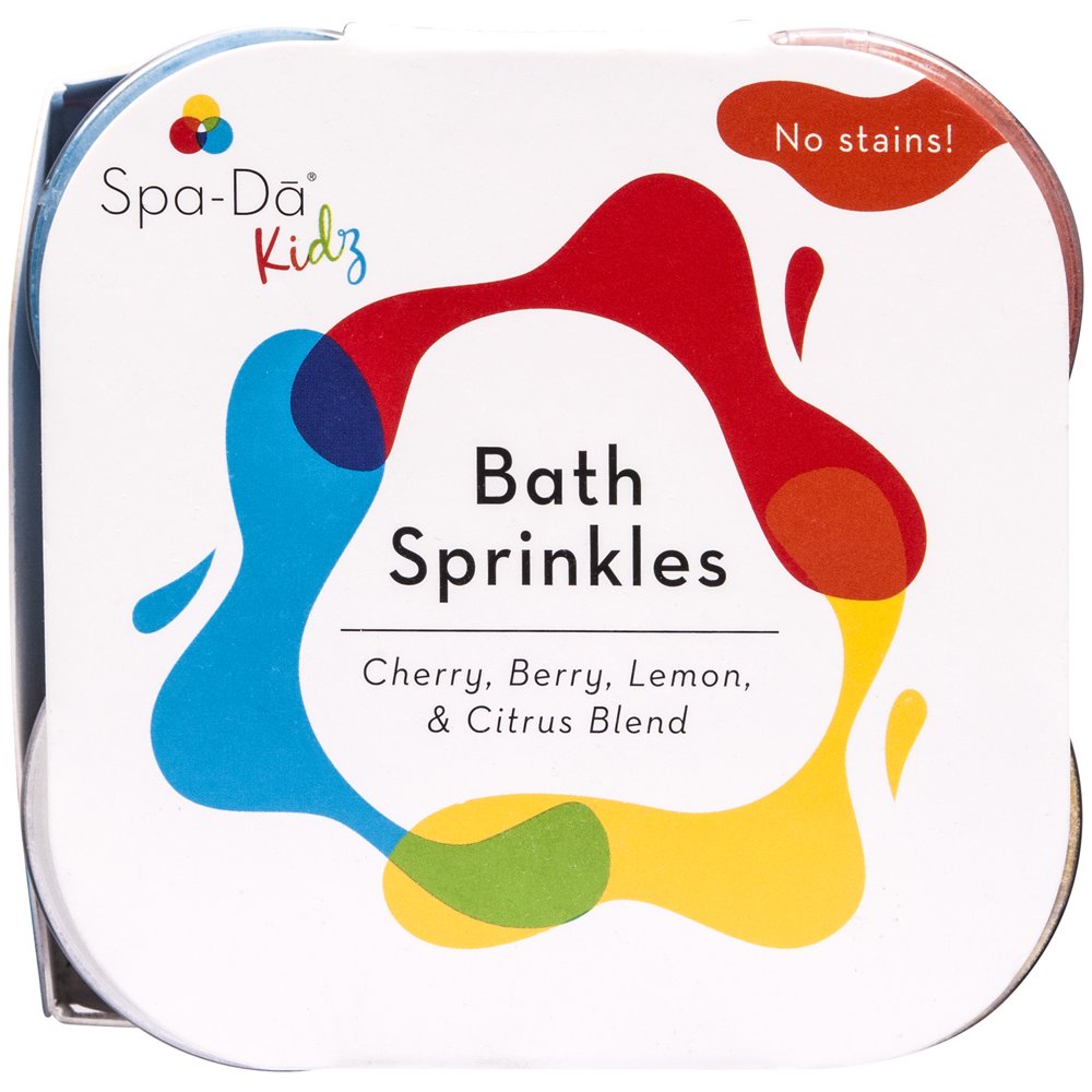 SpaDa Kids Bath Sprinkles 4, 2oz Tubes of Bubble Bath Sprinkles
