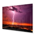 thumbnail image 2 of Designart "Thunderstorms Unleashed III" Lightning Metal Wall Art Prints, 2 of 5