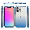 thumbnail image 6 of Mantto iPhone 12 Pro Max Case, 360 Full Body Cover Clear Bumper Protection Case - Shock Proof edges Slim Hybrid Back Silicone Rubber TPU Bumper Gradient Phone Case for iPhone 12 Pro Max - Blue, 6 of 6