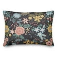 thumbnail image 2 of Creative Products Bright Floral Pattern 14x20 Spun Poly Pillow, 2 of 3