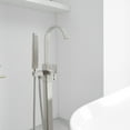 thumbnail image 5 of BWE A-97011-N Brass Silver 3.5in Single Handle Tub Faucet with 360 Degree Handheld Shower, 5 of 15
