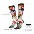 thumbnail image 4 of Sigee Butterflies And Flowers Painting for Socks for Men Women Socks Stocking Compression Socks, 4 of 6