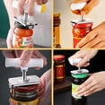thumbnail image 5 of Manual Can Opener, Jar Opener for Arthritis Hands, Adjustable Diameter Jar Opener Stainless Steel Bottle Opener Anti Injury Lid Rotation Opener for Weak Hands Children Elderly Seniors, 5 of 5