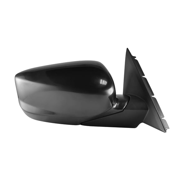 Dependable Direct Passenger Side Manual Folding Unpainted Power Operated Side View Mirror for 2008-2012 Honda Accord - Parts Link # HO1321230