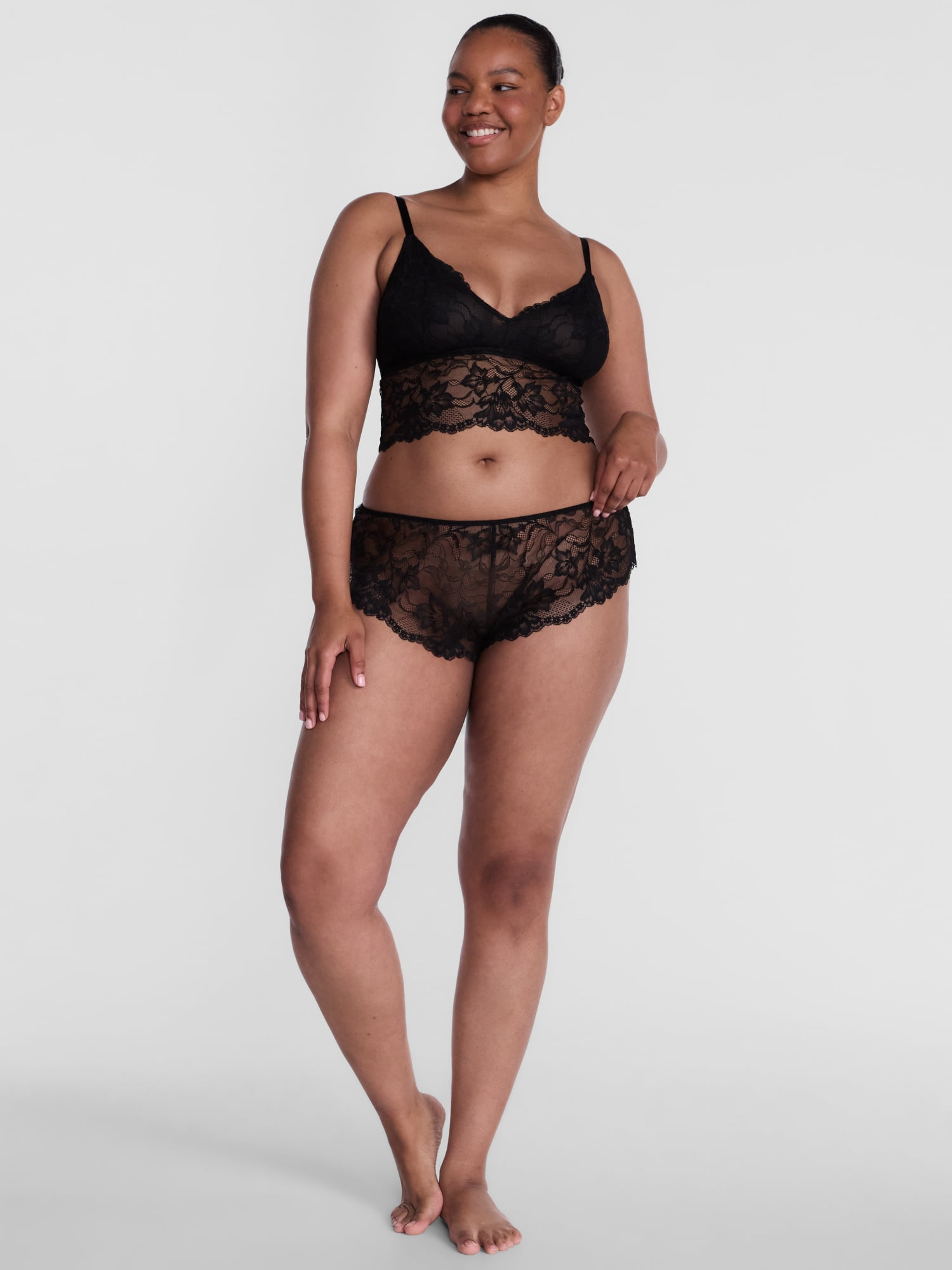 Joyspun Lace Cami & Shortie Set, Size S-XXXL