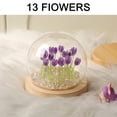 thumbnail image 4 of DIY Tulipán Luz de noche Muebles hechos a mano Decoración Simulación Flor Dormitorio Lámpara de mesa para dormir (13 flores), 4 of 7
