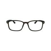 1 Pack Unisex Square Frame Blue Light Blocking Computer Reading Glasses Readers for Men Women +1.00