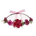 thumbnail image 2 of beishanbush Clothing 2025 Heardband Women Flower Hair Garland Headband Floral Wreath Hairband B, 2 of 3