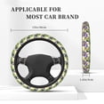 thumbnail image 5 of Goofa Labrador Retriever Dog Pattern Elastic Stretch Steering Wheel Cover,Universal 15 inch, Microfiber Breathable Ice Silk, Anti-Slip, Odorless, Easy Carry, 5 of 8