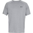 thumbnail image 4 of Under Armour Mens Tech 2.0 Short-Sleeve T-Shirt Steel Light Heather 036/Black 3X-Large Tall, 4 of 9