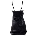 thumbnail image 3 of Women's Sexy Slim Casual Leather Sleeveless Dress Lightweight, All Season, Hand Wash One Size Fits Most, 3 of 5