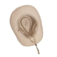 thumbnail image 7 of Gustave Straw Cowboy Hat for Women Men Wide Brim Fedora Sun Hat Shapeable Western Cowgirl Hat Summer Beach Hat with Windproof Chin Strap - White, 7 of 7