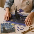 thumbnail image 5 of The Starry Night by Van Gogh 3D Pop Up Greeting Card For Everyday, Birthday, Thank You, Thinking of You, Mother's Day, Valentine, All Occasion, 5" x 7" Includes Envelope and Note, 5 of 11