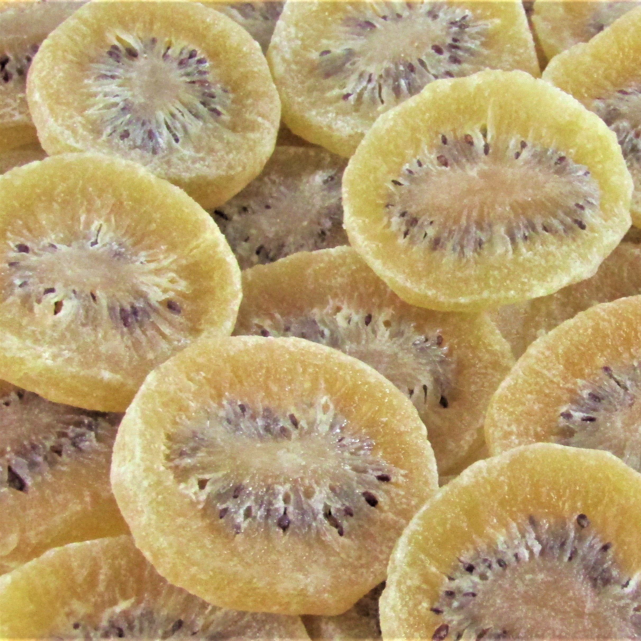 Dried Kiwi Slices by Its Delish, 2 lbs Bulk  Low Sugar - No Color Added - Sweet Dried Kiwi Fruit