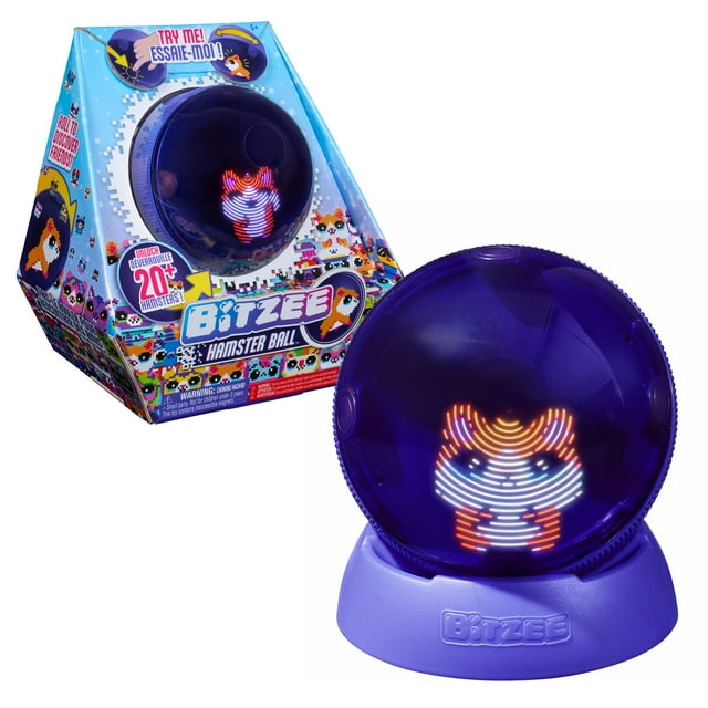 Bitzee, Hamster Ball Interactive Digital Pet, over 20 Characters, Reacts to Touch & Rolls