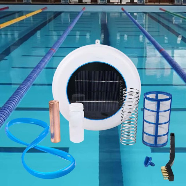 solar para piscinas, purificador de piscinas, resistencia a las , purificador para exteriores, solar para piscinas con ánodo shamjiam Ionizador de piscina