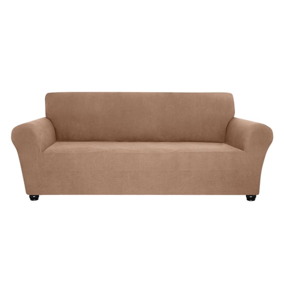 Stretch Canapé Slipcover Spandex -Slip Doux Canapé Canapé Couverture 4 Places Lavable pour les Animaux de Compagnie de Salon (Bleu Ciel)