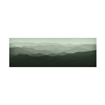 Trademark Fine Art 'Green Mountains Panorama' Canvas Art by Ryan Fowler