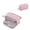 Pink, variant on MInHoues 4-Compartment Large Capacity Pencil Case, Multifunctional Solid Color Pen Pouch, Unisex Oxford Cloth Stationery Storage Organizer for School Office Supplies, Pink