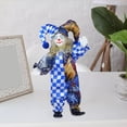 thumbnail image 6 of Kokiya Clown Doll, Can Sitting & Standing, Home Table Decoration, Cute Crafts Art,, 6 of 9