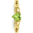 thumbnail image 4 of 10K Yellow Gold Polished Geniune Peridot Birthstone Ring (Size 7) Made In India 10xbr161, 4 of 5