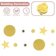 thumbnail image 6 of FUEENIRVA 2Sets Wedding Star Garland in Golden Paper for Hanging Room Decoration and Party Use, 6 of 8