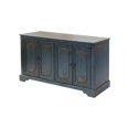 thumbnail image 2 of 65" Heirloom TV Console Wood Accent Cabinet Fully Assembled Blue, 2 of 9
