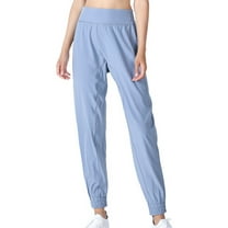 SWSMCLT Women's Yoga Pants Gym Casual Comfy Hiking Thin Long Sweatpants Jogger Slim Fit Stretch Elastic Waist Joggers Blue 14