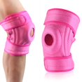 thumbnail image 4 of Genouillères de Sport Protecteur de Genou à Ressort Support pour Randonnée Course (Rose), 4 of 8