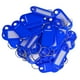 thumbnail image 5 of 100 Etiquetas de plástico con nombre surtido Etiquetas para Llaves de identificación Llavero para equipaje Azul real perfecl, 5 of 8