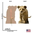 thumbnail image 2 of Young Simba (from Disney's The Lion King) Cardboard Stand-Up, 3ft, 2 of 4