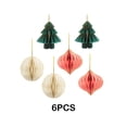 thumbnail image 4 of Naiovety 3 piezas de papel de Navidad, árbol de Navidad, regalo bonito, decoración navideña, decoración del hogar, adornos, decoraciones conjunto de seis piezas, 4 of 6