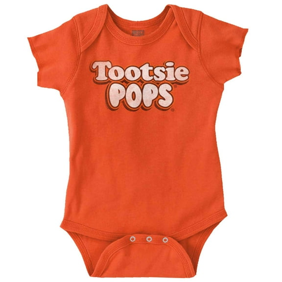 Tootsie Pops Lollipops Original Logo Romper Boys or Girls Infant Baby Brisco Brands 12M