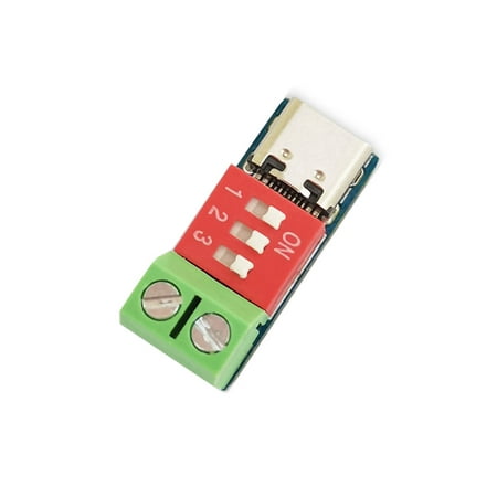 Type-C PD QC Quick Charge Trigger 4V~22V DC Adjustable Voltage Power Module Dial Adjustment Voltage Fast Charging Decoy Module