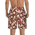 thumbnail image 3 of Yiaed Skull record lips Print Men's Swim Trunks with Lining Quick Dry Sports Shorts Beach Shorts Boardshorts-Large, 3 of 5