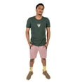 thumbnail image 3 of Brooklyn Cloth Men's 5 Inseam Heat Seal Shorts, Zip Pocket, Polyester, Dusty Rose, Large, 3 of 5