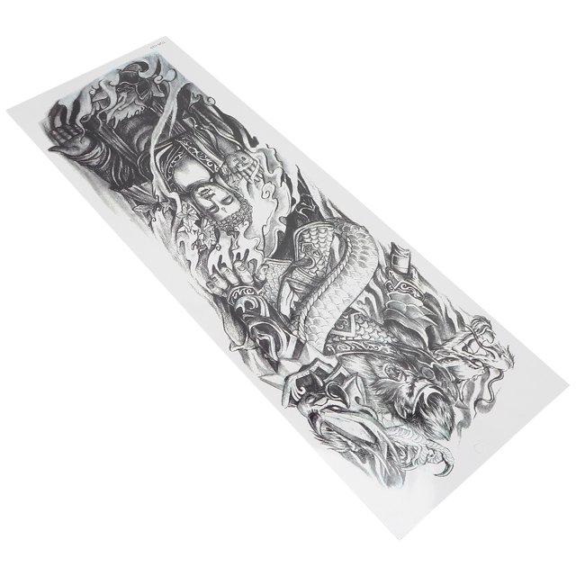 Etiqueta Engomada Del Tatuaje Del Brazo, Hombres Mujeres Impermeable Etiqueta Engomada Del Tatuaje De Los Hombres Completos Etiqueta Engomada Del Tatuaje Durabilidad Probada En El Tiempo