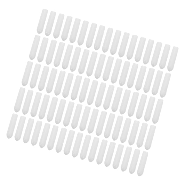 Raindrops 130Pcs Dishwasher Rack Caps Dishwasher Prong Rack Tip White PVC LongTerm Use Round