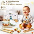 thumbnail image 3 of Set de instrumentos musicales MINIARTIS Montessori para niños pequeños, 3 of 7