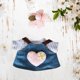 thumbnail image 1 of Conjunto de ropa para muñecas de peluche, ropa para muñecas, conjunto de falda , pinzas para el pelo de moda, accesorios para fotos, disfraces, Camiseta de tirantes azul, 1 of 9