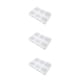 thumbnail image 5 of sweethay Pill Case Transparent 6 Grids Plastic Dispenser Pills Household Travel Jewelry Necklace Storage Containers for Elderly Type1, 5 of 6